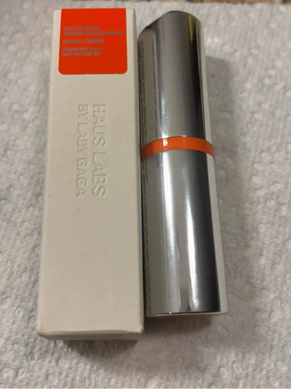 NEW Haus Labs by Lady Gaga Color Fuse Glassy Blush Balm - Tangelo - Never Used